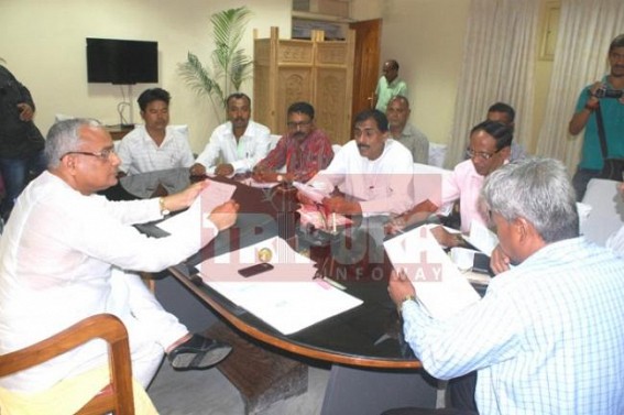 Tripura brick field labour association placed deputation to Labour minister 